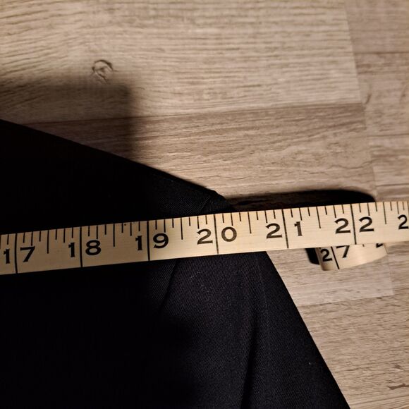 Chaps Blazer Men's Size 44L Blue Navy Wool Blend Two Button Gold Buttons - Picture 11 of 16